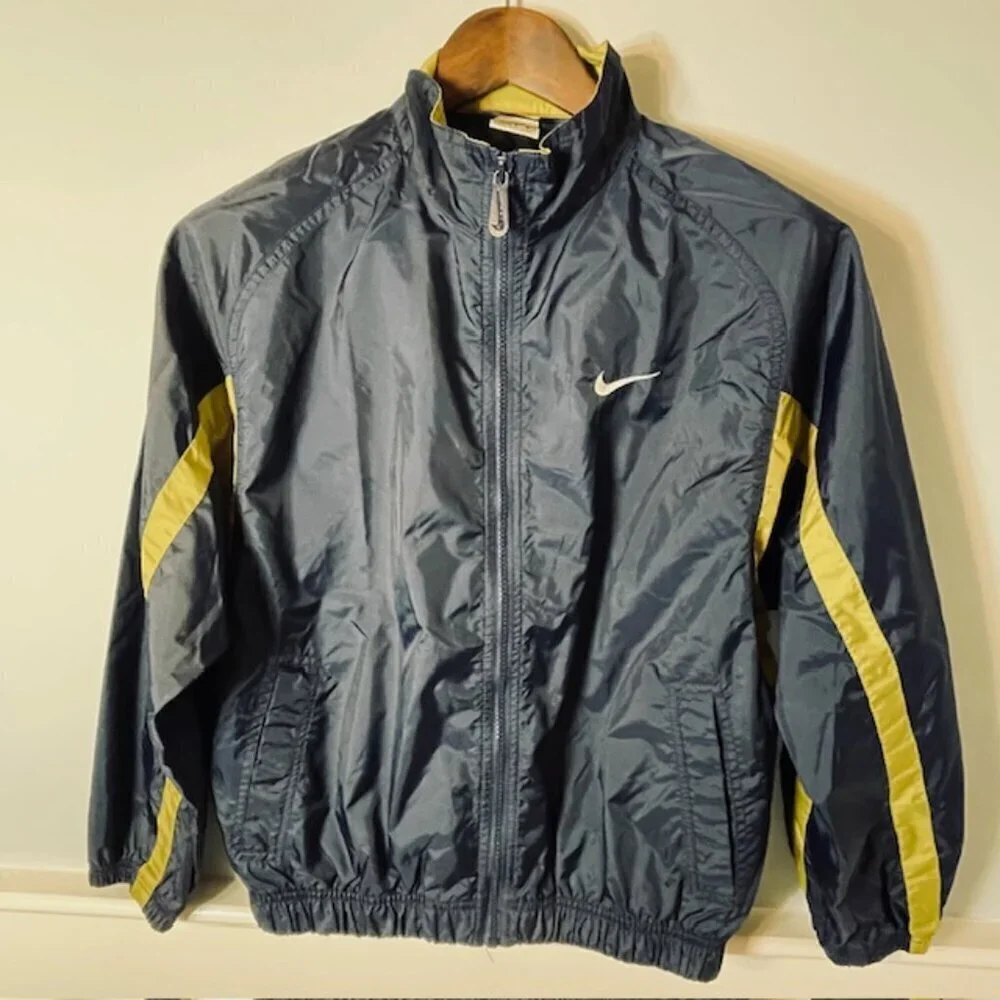 Nike Air Windbreaker Jacket Youth White Tag Jacket 90's Large (14-16)